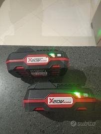 2 batterie 20volt parkside 