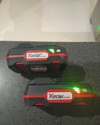 2 batterie 20volt parkside 