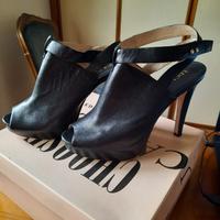 Scarpe in pelle nera