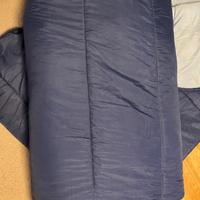 Piumone una piazza e mezza blu/celeste poliestere