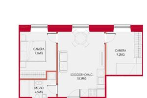 Corso Trieste - Trilocale ristrutturato