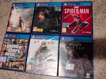 6 giochi PS4 