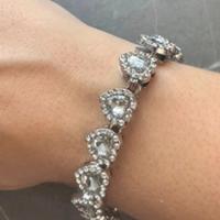 bracciale donna cuori zirconia Cristal gioiello 