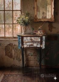 Mobiletto Comodino in Stile Chinoiserie