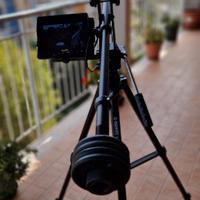 mini jib portatile con monitor