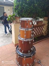 batteria ludwig anni 70 completamente revisionata