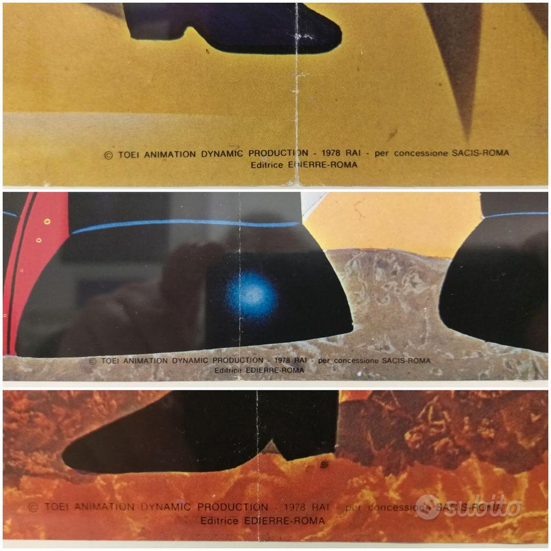 Poster GOLDRAKE (UFO Robot) ELAH - Collection Complète Des Batailles 1/2/3/4, Année 1978