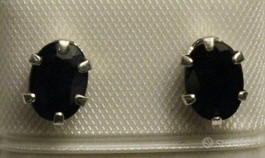 Orecchini argento 925 con zaffiri