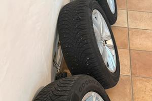 Cerchio in lega hita volkswagen r16 e gomme 4 stag