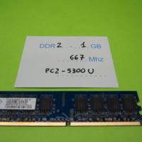 Modulo RAM DDR2 1 Gbyte PC2-5300 667 MHz, PC2 5300