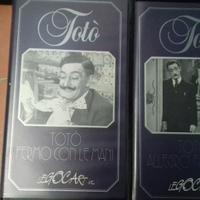 vhs  Toto' 5 videocassette in custodia rigida