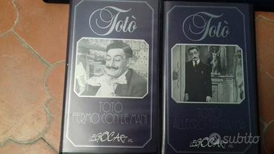 vhs  Toto' 5 videocassette in custodia rigida