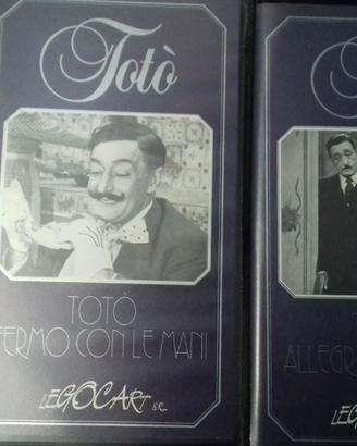 vhs  Toto' 5 videocassette in custodia rigida
