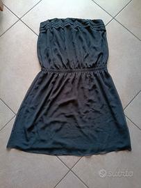Abito donna nero Intimissimi senza bretelle