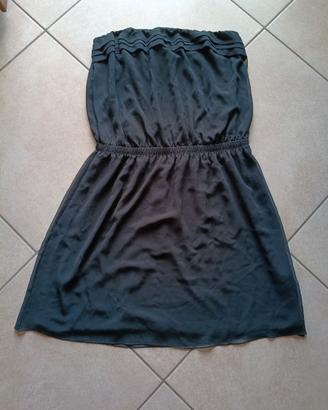 Abito donna nero Intimissimi senza bretelle