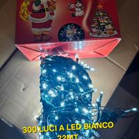 300 LUCI A LED BIANCO 