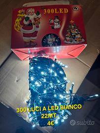 300 LUCI A LED BIANCO 