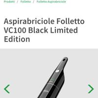 aspirabriciole folletto nero