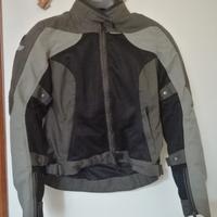 Giacca moto donna smook M, 2 uscite, verde e nera 