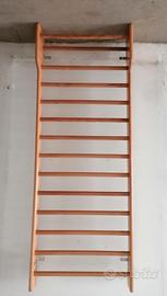 Spalliera svedese singola in legno