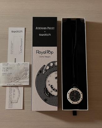 Swatch royal pop x AP “Ocho negro”