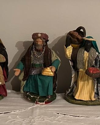 Lotto 5 pastori presepe napoletano