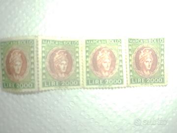 marche da bollo da 2000 lire