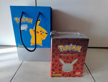 Pokeball Poste Italiane Moneta Pikachu Argento