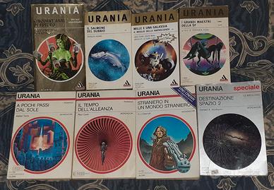 Lotto 7 Libri di fantascienza vintage serie Urania