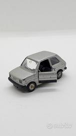 Mebetoys Fiat 126 A112 Mattel 1:43 argento