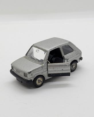 Mebetoys Fiat 126 A112 Mattel 1:43 argento