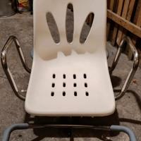 sedia per disabili girevole 