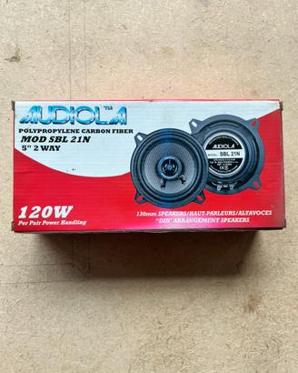 Altoparlanti auto Audiola 5” 120W