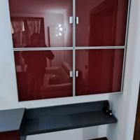 pensili e mensola soggiorno/cucina ambiente unico