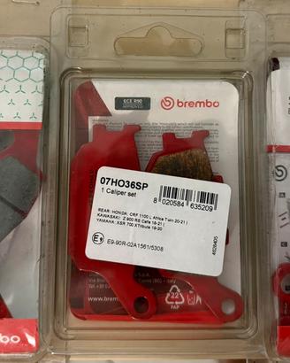 Kit pastiglie brembo rosse (mescola sinterizzata)