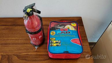 Kit estintore più fune di traino.