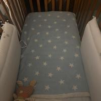 Culla lettino , materasso , paracolpi , coperta,