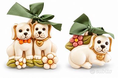 Decorazioni THUN con cagnolini – Pari al nuovo