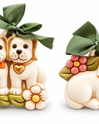 Decorazioni THUN con cagnolini – Pari al nuovo