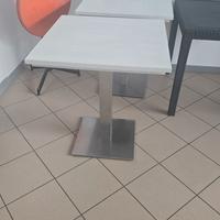 Tavolini base inox 68x68