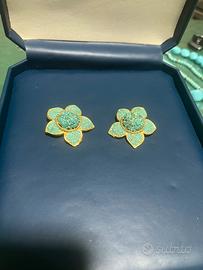 Splendidi orecchini turchese naturale