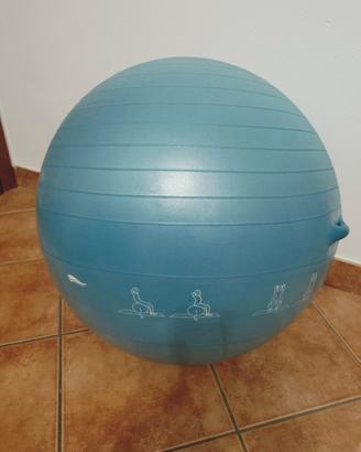 Fitball crivit con ganci per elastici 