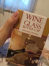 Bicchiere per bottiglia di vino