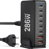 Caricatore USB Type C 8 porte GaN3 PD100W