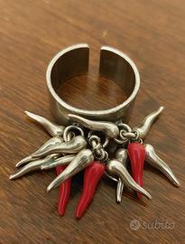 anello argento 925 e smalti
