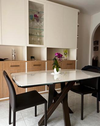 TAVOLO RIFLESSI SHANGAI ALLUNGABILE GRES