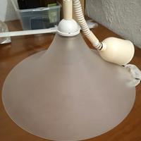 lampadario vetro opaline