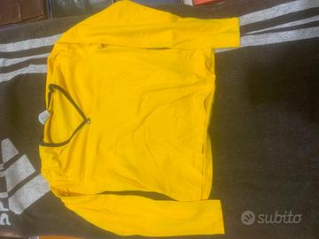 felpa tommy jeans gialla