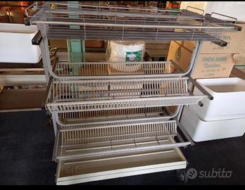 carrello scolapiatti ristorante 