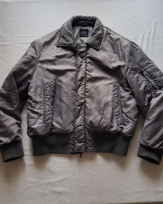 Giubitto bomber grigio Zara